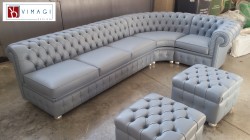 Divano Chesterfield Capitonné